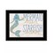 Homeroots Mermaid Kisses Starfish Wishes 3 Black Framed Print Wall Art 407725 - alternate 1