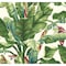 York Wallcoverings Banana Leaf Aqua and Red Wallpaper AT7068 - alternate 1