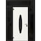 Vdomdoors Front Exterior Prehung Steel Door Ronex1277 Black Enamel 2 Sidelight and Transom Window Sidelite RONEX1277EXD-BLK-W14+36+14xH80+16-RH-I - alternate 1