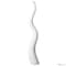 Uniquewise 62in Tall Animal Horn Shape Floor Vase: Elegant Ceramic White Accent for Entryway, Dining, or QI004040.W.L - alternate 1