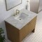 James Martin Vanities Hudson 36" Single Vanity, Honey Oak w/ 3 CM Victorian Silver Silestone Top 435-V36-HNO-3VSL - alternate 3