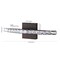 Jonathan Y Alyson 18" 1-Light Bohemian Industrial Iron/Acrylic Integrated LED Vanity Light, Oil Rubbed Bronze/Cl JYL7117A - alternate 3
