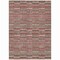 Homeroots 3' X 5' Red Beige And Copper Striped Washable Indoor Outdoor Area Rug 587932 - alternate 2