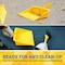 Kleen Handler Handheld Dust Pan, Heavy-Duty Plastic, 11.5in W Edge with Debris Comb KHES-HHDP-PL-Y-1-OMP - alternate 2