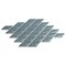 Andova Tiles Venecia Adriatic 1-in. x 3-in. 3D Framed Diamond Glossy Porcelain Wall Mosaic Tile, 10PK ANDVEN1430 - alternate 2