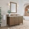 James Martin Vanities Brittany 60" Single Vanity, Saddle Brown, w/ 3 CM Siberian Silestone Top w/FreePower Wireless Charger 650-V60S-SBR-FSFR - alternate 3