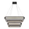 Euf Neoness, Chandelier, 8-Light, 34", Matte Black, Smoked Glass 50054-015 - alternate 3