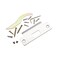 Global Door Controls GAL Series Eiffel Style Heavy-Duty Residential Cylindrical Lever, Grade 2 Passage in Brushed Chrome GAL-1110L-R-626 - alternate 5