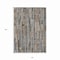 Homeroots 10' X 14' Pewter And Brown Striped Washable Indoor Outdoor Area Rug 608969 - alternate 4