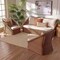 Bali & Pari Derris Bohemian Peanut Brown Braided Rattan 3-Piece Living Room Set 256-14078-14077-14077-ZORO - alternate 3