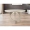 Homeroots 54" Natural Rounded Pedestal Base Dining Table 397612 - alternate 2