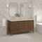 James Martin Vanities Myrrin 60" Double Vanity, Mid Century Walnut, w/ 3 CM Siberian Silestone Top 485-V60D-WLT-3SFR - alternate 3
