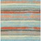 Homeroots 9' X 12' Sky Blue Pink And Gray Striped Washable Indoor Outdoor Area Rug 598936 - alternate 5
