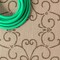 Jonathan Y Charleston Vintage Filigree Textured Weave Beige/Brown 4 ft Square Indoor/Outdoor Area Rug SMB106A-4SQ - alternate 4