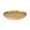 Homeroots 8in Gold Cast Iron Handmade Round Trinket Tray 634791 - alternate 2
