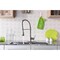 Anzzi Step Single Handle Pull-Down Sprayer Kitchen Faucet in Brushed Nickel KF-AZ194BN - alternate 4