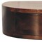 Homeroots 16" Walnut Solid Wood Round One Drawer Floating Nightstand 722580 - alternate 2