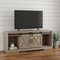 Homeroots 59in Deep Taupe Cabinet Enclosed Storage TV Stand 490379 - alternate 3