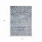 Homeroots 10' X 14' Blue And Silver Argyle Washable Indoor Outdoor Area Rug 615805 - alternate 3