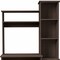 Homeroots 39" Dark Brown Wood Writing Desk and Bookshelf Set 535146 - alternate 2