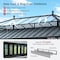 Sunjoy Kingston 20x12 Gazebo, Steel & PC Roof Hardtop Gazebo with Curtain and Netting - Gray Aluminum Posts A1020438A100 - alternate 5