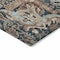 Homeroots 5' X 8' Taupe Blue And Beige Geometric Washable Indoor Outdoor Area Rug 609113 - alternate 4