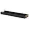 Homeroots 24in Black Solid Wood Handmade Vanity Tray With Handles 713538 - alternate 1
