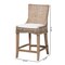 Bali & Pari Derris Natural Rattan Counter Stool, Greywashed 262-14303-ZORO - alternate 5