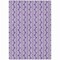 Homeroots 5' X 8' Purple And Ivory Ogee Washable Indoor Outdoor Area Rug 601597 - alternate 5