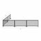 Factory 2U Commercial Patio Black Steel Bar Restaurant Fence Kit, 25ft L, 36in H, Flexible Layout, Powdercoat 805687 - alternate 3