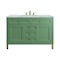 James Martin Vanities Chicago 48'' S Vanity, Smokey Celadon, w/ Victorian Sil Silestone Top w/FreePower Wireless Charger 503-V48-SC-FVSL - alternate 1