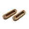 Homeroots Set of Two Brown Teak Wood Drawer Pull Knobs, 2PK 476577 - alternate 5