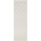Homeroots 6' Ivory And White Geometric Indoor Outdoor Area Rug 556290 - alternate 1