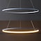 Jonathan Y Brice 35" Modern Contemporary Metal Round Dimmable Integrated LED Pendant, Blue JYL7220D - alternate 3