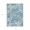 Homeroots 3' X 5' Blue And Teal Blue Abstract Washable Indoor Outdoor Area Rug 609834 - alternate 5