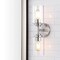 Jonathan Y Giles 16 in. 2-Light Farmhouse Industrial Iron Cylinder LED Sconce, Nickel/Clear JYL9548C - alternate 3
