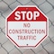 Signmission Stop No Construction Traffic, 10 inch X 10 inch, Aluminum Metal Signs, 2PK OC-A-2PACK-10-110 - alternate 3