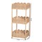 Bali & Pari Brooks Metal-framed Natural Rattan Accent Shelf 267-14615-ZORO - alternate 5