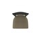 Holland Bar Stool Co 25" Stationary Counter Stool, Black Wrinkle, Graph Cork Seat 40025BW017 - alternate 2