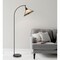 Homeroots 65" Bronze Traditional Shaped Floor Lamp With White Empire Shade 526325 - alternate 2