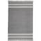 Homeroots 8' X 10' Dark Gray Striped Handmade Indoor Outdoor Area Rug 533579 - alternate 3