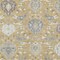 Homeroots 10' X 14' Gold Ivory And Gray Damask Washable Indoor Outdoor Area Rug 599417 - alternate 4