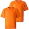Protectx Short Sleeve T-Shirt, 60% Cotton, 40% Polyester, Orange, M, 2 PK HV-S50CT190-OR-02-M - alternate 2
