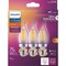 Signify Ultra Definition 75W Equivalent Soft White BA11 Adjstbl Base, E12&E26 LED Decorative Light Bulb, 3PK 564492 - alternate 3