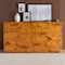Bali & Pari Netra Modern and Contemporary Natural Real Burl Wood 6-Drawer Dresser 253-13974-ZORO - alternate 5