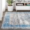 Jonathan Y Anatolia Vintage Medallion Peacock Blue/Gray 4 ft. x 6 ft. Area Rug RES109A-4 - alternate 2