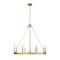 Z-Lite Barclay 8 Light Chandelier, Rubbed Brass, 33 In W x 32 In H 482R-8RB - alternate 3