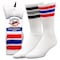 Railroad Sock Men's "Americana" Striped Crew Socks, 2PK 1570S - alternate 2