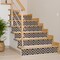 Homeroots 12" X 12" Intertwined Black and Cream Peel and Stick Removable Tiles 556435 - alternate 3