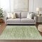 Homeroots 10' X 14' Artichoke Green And Fern Green Abstract Washable Indoor Outdoor Area Rug 587625 - alternate 6